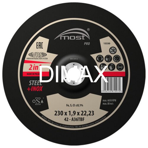 ΔΙΣΚΟΙ ΚΟΠΗΣ MOST PRO STEEL INOX VRS