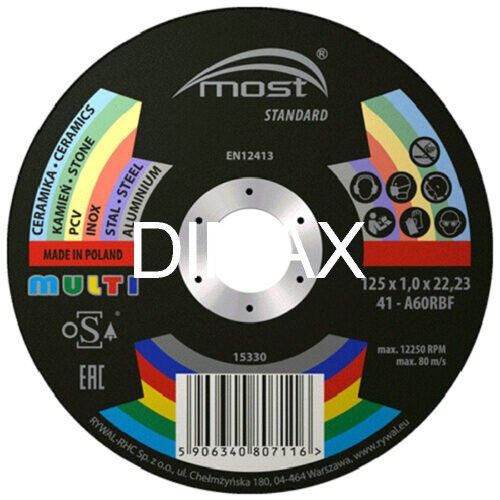 ΔΙΣΚΟΣ ΚΟΠΗΣ MULTI 41 125*1.0*22