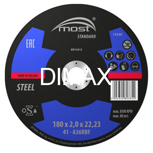 ΔΙΣΚΟΣ ΚΟΠΗΣ ΑΤΣΑΛΙ41 SΤD ΡRΕ180*2.0*22 Α36RΒF