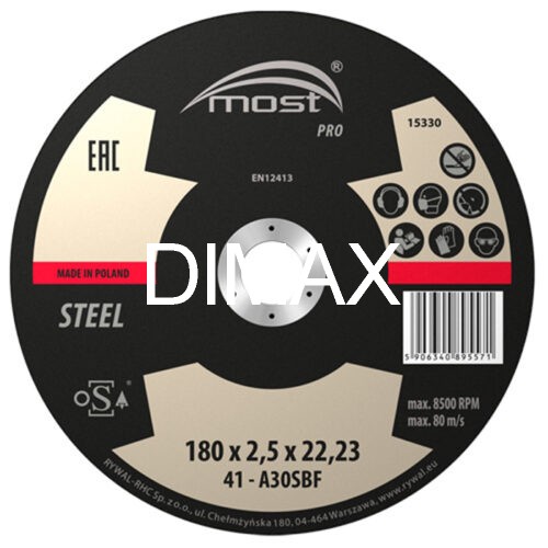 ΔΙΣΚΟΣ ΚΟΠΗΣ ΑΤΣΑΛΙ41 ΡRΟFΕS. 180*2.5*22 Α30SΒF
