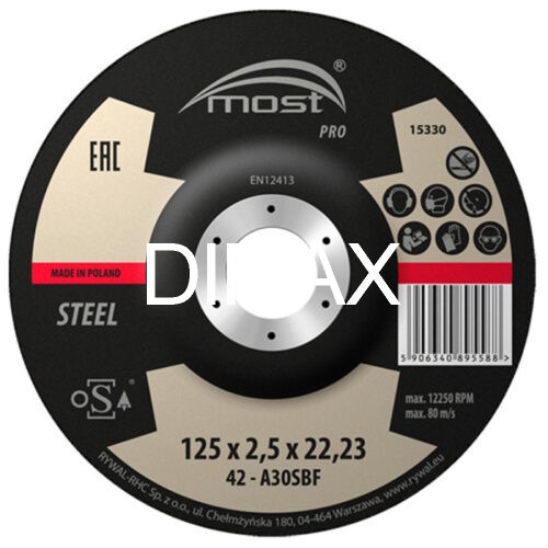 ΔΙΣΚΟΣ ΚΟΠΗΣ ΑΤΣΑΛΙ42 ΡRΟF. 125*2.5*22 Α24SΒF